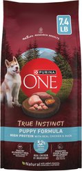 Purina ONE True Instinct Puppy Real Chicken & Duck High Protein Dry Dog Food, 7.4-lb bag