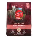 Purina ONE Natural High Protein True Instinct with Real Beef & Salmon Dry Dog Food, 15-lb bag