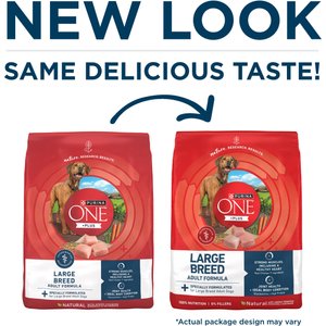 Purina ONE +Plus Natural Large Breed Adult Real Chicken Muscle & Joint Support Large Dry Dog Food, 40-lb bag