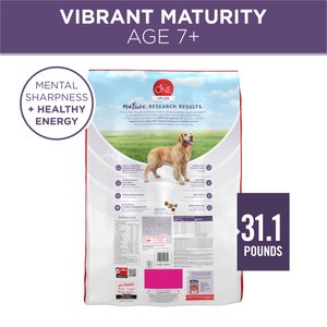Purina ONE SmartBlend Vibrant Maturity 7+ Chicken Formula Adult Premium Dry Dog Food, 31.1-lb bag