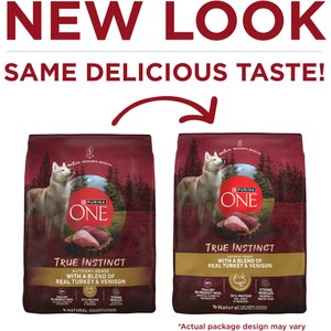 Purina ONE True Instinct High-Protein with Real Turkey & Venison Dry Dog Food, 36-lb bag