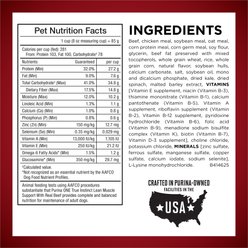 Purina ONE True Instinct Lean Muscle Support High Protein Real Beef Dry Dog Food, 27.5-lb bag slide 2 of 9
