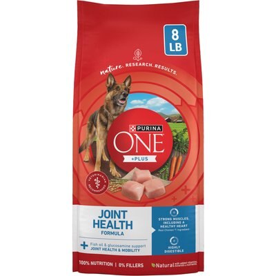 Purina ONE Purina ONE +Plus Adult Joint Health Formula Dry Dog Food, 8-lb bag