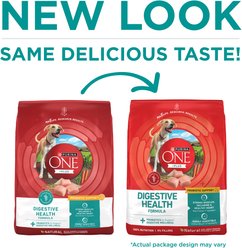 Purina ONE +Plus Adult Digestive Health Formula Dry Dog Food, 31.1-lb bag slide 2 of 8