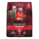Purina ONE Natural True Instinct Grain-Free with Real Beef Dry Dog Food, 25-lb bag