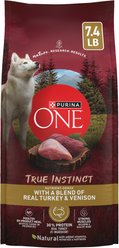 Purina ONE True Instinct High-Protein with Real Turkey & Venison Dry Dog Food, 7.4-lb bag
