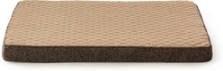 MIXJOY Rabbit Fur Quilted Orthopedic Pillowtop Removable Cover Pillow Dog & Cat Bed, Brown, Large slide 2 of 8