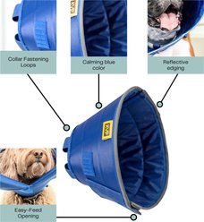KVP International Calmer E-Collar Dog Recovery Collar, X-Large: 16.5 to 20-in neck slide 2 of 6