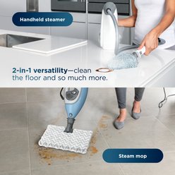Shark Lift-Away 5-in-1 Steam Mop with Detachable Handheld Steamer Carpet Cleaner, Blue slide 2 of 9