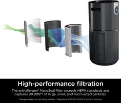 Shark Clean Sense MAX Cat Air Purifier, Black slide 2 of 9
