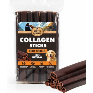 Brutus & Barnaby 6-in Thick Beef Collagen Sticks Dog Treats, 12 count