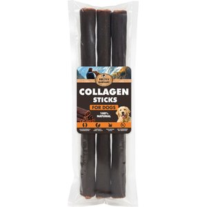 Brutus & Barnaby 12-in Thick Beef Collagen Sticks Dog Treats, 3 count