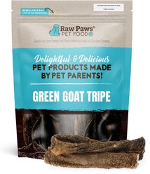Raw Paws Green Goat Tripe Dog Sticks, 25 count slide 1 of 6
