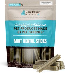 Raw Paws Mint Dental Dog Treats, 26-oz slide 1 of 6