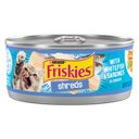 Friskies Savory Shreds with Whitefish & Sardines in Sauce Canned Cat Food, 5.5-oz, case of 24