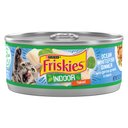 Friskies Indoor Flaked Ocean Whitefish Dinner Canned Cat Food, 5.5-oz, case of 24