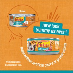 Friskies Tasty Treasures Gravy Chicken & Liver Wet Cat Food, 5.5-oz can, case of 24 slide 2 of 8