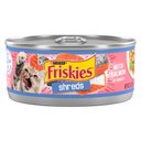 Friskies Savory Shreds with Salmon in Sauce Canned Cat Food, 5.5-oz, case of 24