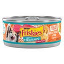 Friskies Tasty Treasures Chicken, Tuna & Scallop Flavor in Gravy Canned Cat Food, 5.5-oz can, case of 24