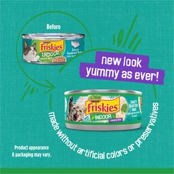Friskies Indoor Saucy Seafood Bake Canned Cat Food, 5.5-oz can, case of 24 slide 2 of 8