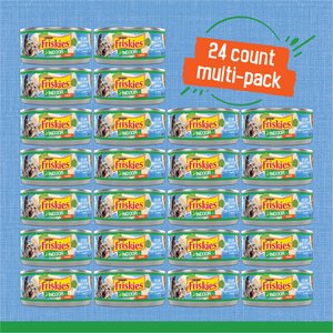 Friskies Indoor Flaked Ocean Whitefish Dinner Canned Cat Food, 5.5-oz, case of 24