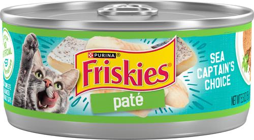 Friskies Classic Pate Sea Captain's Choice Canned Cat Food