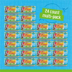 Friskies Classic Pate Ocean Whitefish & Tuna Dinner Canned Cat Food, 5.5-oz, case of 24 slide 2 of 8