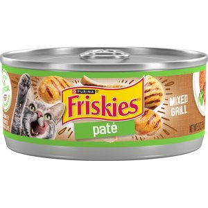 Friskies Classic Pate Mixed Grill Canned Cat Food, 5.5-oz can, case of 24