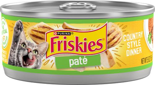 Friskies Pate Country Style Dinner Canned Cat Food