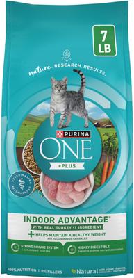 Purina ONE +Plus Indoor Advantage with Real Turkey Adult Dry Cat Food