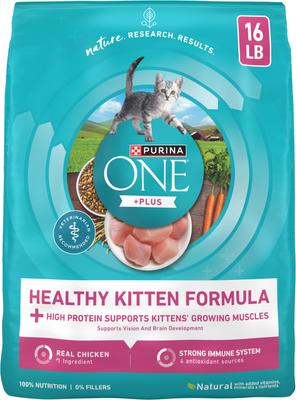 Purina ONE +Plus Healthy Kitten Muscle Vision & Brain Development Natural Dry Cat Food