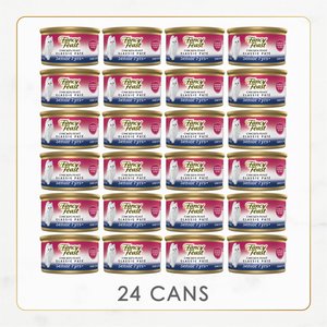 Fancy Feast Chicken Feast Pate Senior 7+ Canned Cat Food, 3-oz can, case of 24
