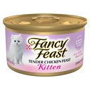 Fancy Feast Kitten Tender Chicken Feast Canned Cat Food, 3-oz can, case of 24