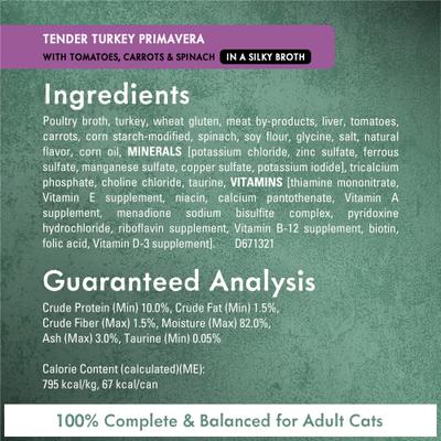 Show full view: Fancy Feast Medleys Primavera Collection Adult Chicken Turkey & Tuna Variety Pack in Broth Gourmet Wet Cat Food, 3-oz, case of 12 slide 7 of 13