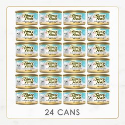 Fancy Feast Grilled Tuna Feast in Gravy Canned Cat Food, 3-oz can, case of 24 slide 2 of 9