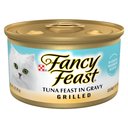 Fancy Feast Grilled Tuna Feast in Gravy Canned Cat Food, 3-oz can, case of 24