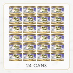 Fancy Feast Grilled Seafood Feast in Gravy Canned Cat Food, 3-oz can, case of 24 slide 2 of 8