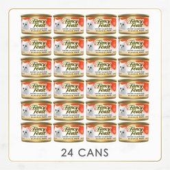 Fancy Feast Classic Savory Salmon Feast Canned Cat Food, 3-oz can, case of 24 slide 2 of 8