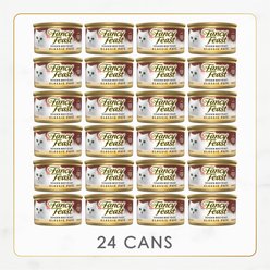Fancy Feast Classic Tender Beef Feast Canned Cat Food, 3-oz, case of 24 slide 2 of 8