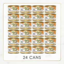Fancy Feast Classic Pate Tender Chicken & Liver Feast Wet Cat Food, 3-oz, case of 24 slide 2 of 8