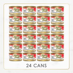 Fancy Feast Classic Tender Beef & Chicken Feast Canned Cat Food, 3-oz can, case of 24 slide 2 of 8