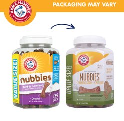 Arm & Hammer Products Nubbies Tartar Control Original Chicken Flavor Dog Dental Chews, 139 count slide 2 of 9