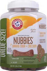 Arm & Hammer Products Nubbies Tartar Control Original Chicken Flavor Dog Dental Chews, 139 count