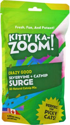 KITTY KA-ZOOM Silvervine Surge Catnip, 1.75-oz bag - Chewy.com