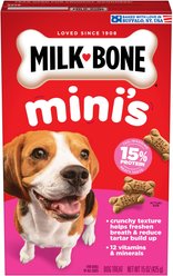 Milk-Bone Original Beef Flavored Crunchy Mini Dog Treats, 15-oz box