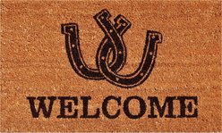 Calloway Mills Horseshoe Welcome Outdoor Doormat, 24 x 36-in