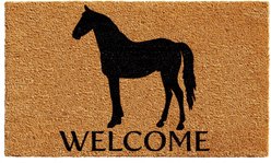 Calloway Mills Horse Welcome Outdoor Doormat, 24 x 36-in slide 1 of 5