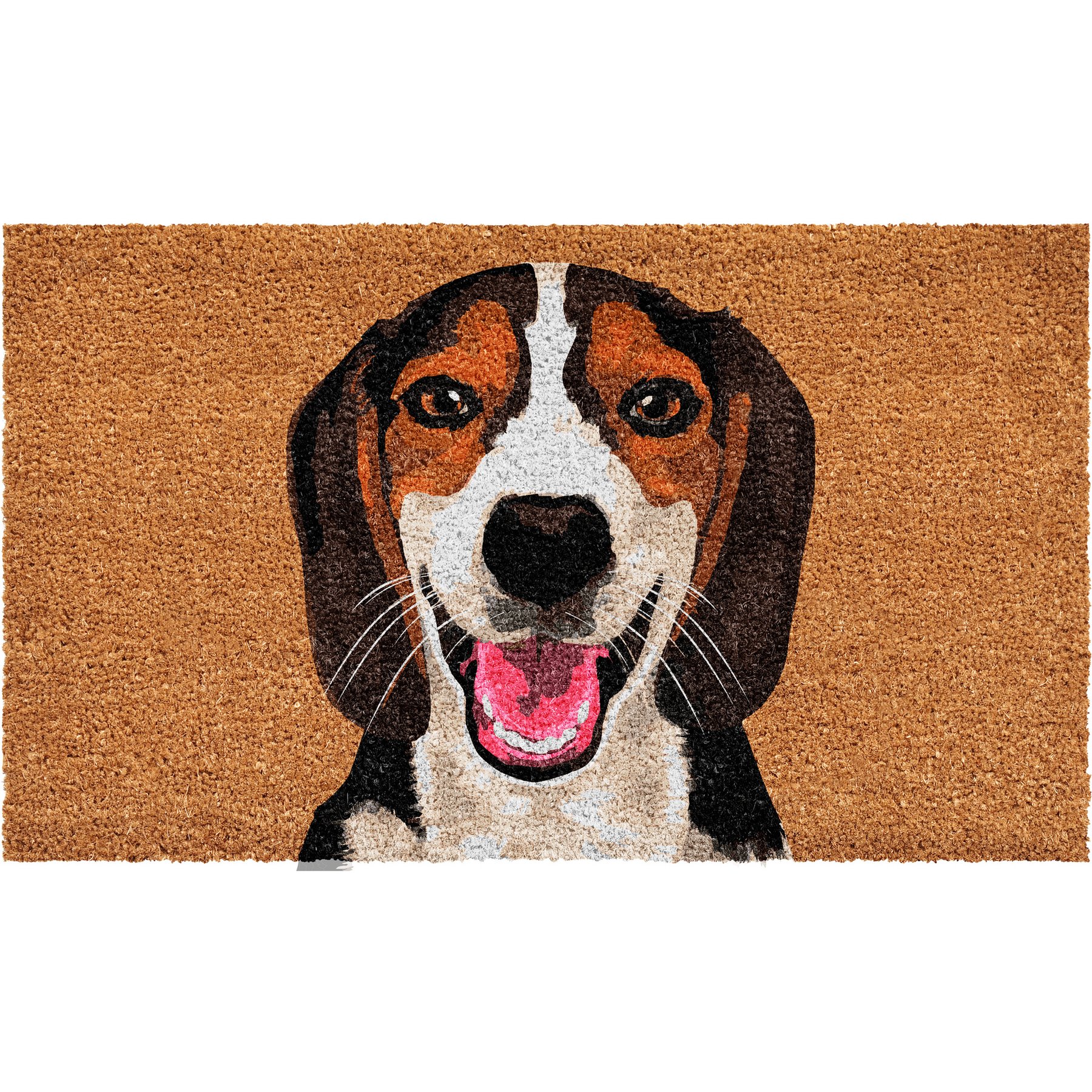 Calloway Mills Brown White Beagle Outdoor Doormat, 24 x 36-in