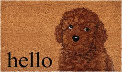 Calloway Mills Brown Toy Poodle Outdoor Doormat, 24 x 36-in
