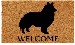 Calloway Mills Shetland Sheepdog Outdoor Doormat, 17 x 29-in